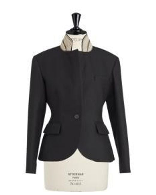 Dior Black Fitted Jacket