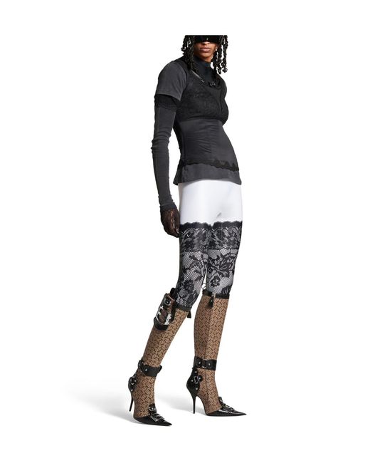 Balenciaga Black Layered Long-Sleeved Top