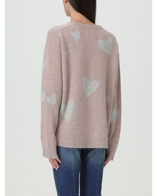 Zadig & Voltaire Blue Markus Heart Crewneck Jumper