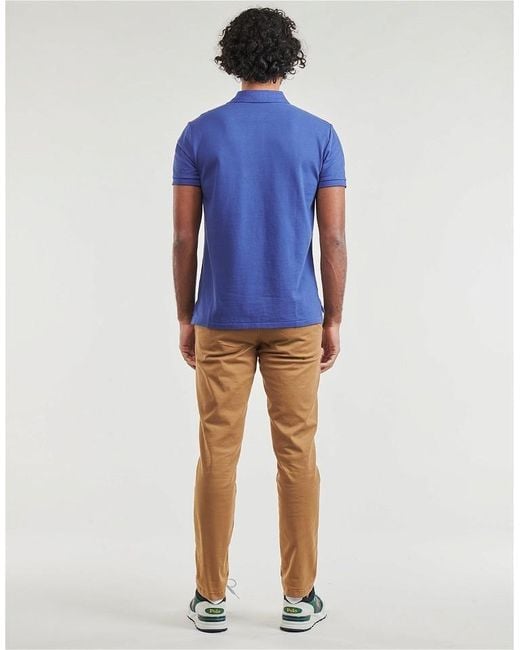 Polo Ralph Lauren Blue Polo Pony-Embroidered Polo Shirt for men
