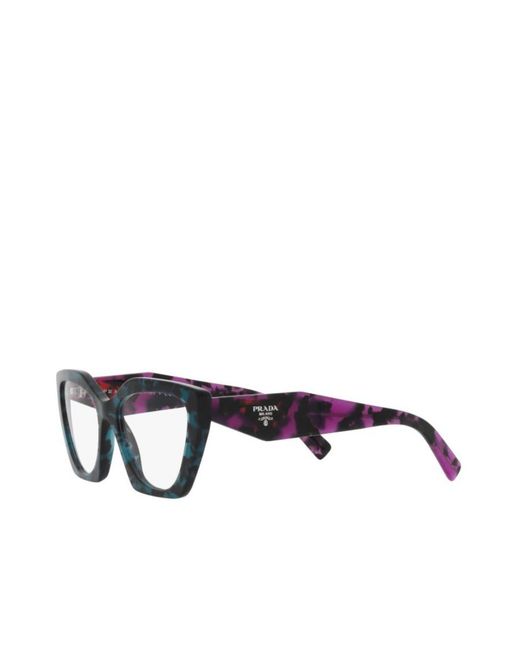 Prada White Cat-Eye Glasses