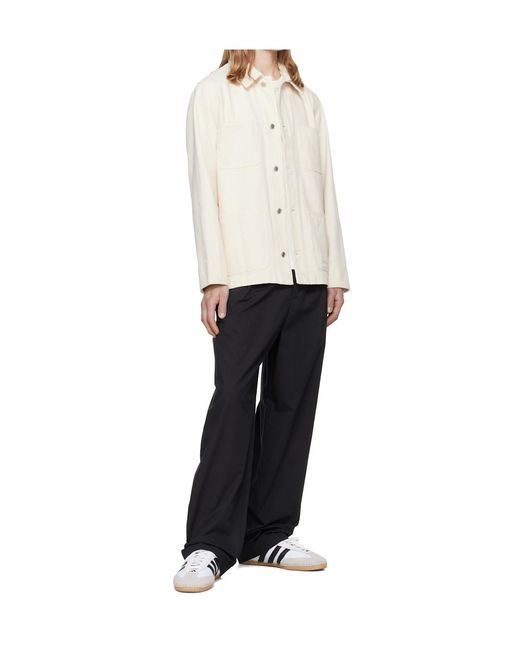 A.P.C. White Perec Denim Jacket for men
