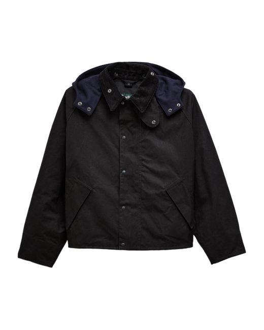Barbour Black Long Sleeve Casual Jacket for men