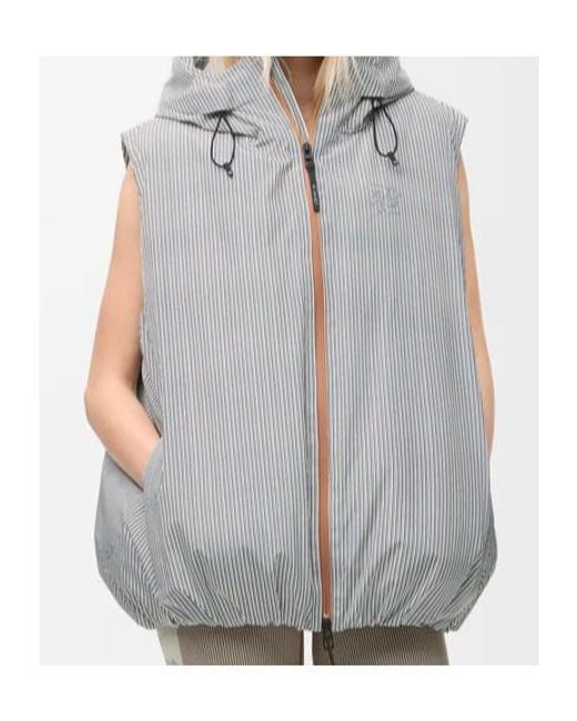 Loewe Gray Puffer Vest for men