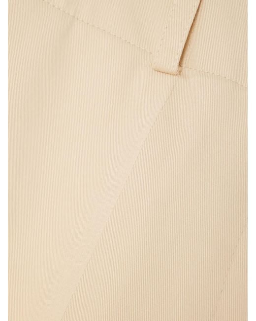 Patou Natural High Waist Wide Leg Casual Pants