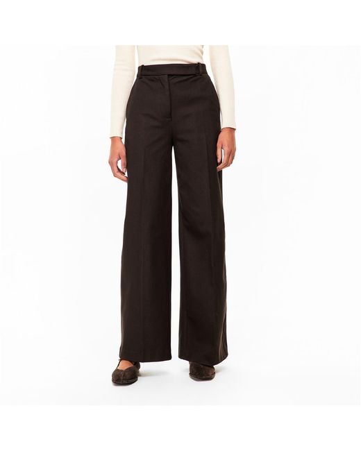 Joseph Black Yukio Straight Leg Trousers