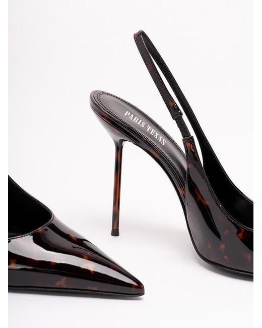 Paris Texas Black Lidia Slingback