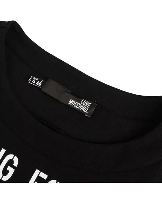 Moschino Black A Printed Dress