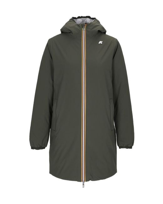 K-Way Gray Jacob St Warm Reversible Jacket for men