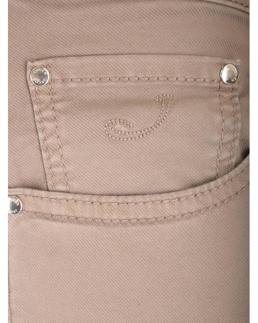 Jacob Cohen Natural Nick Mid-Rise Slim-Fit Trousers for men