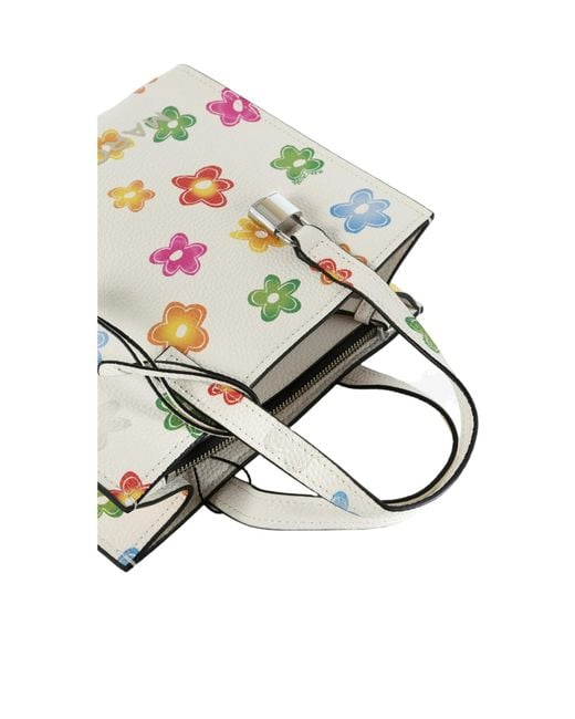 Marc Jacobs White Dual-Handle Zippered Tote Bag