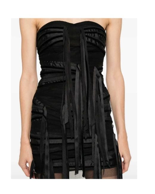 The Attico Black Mini Dress