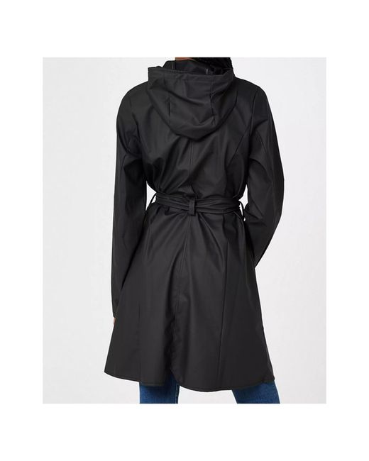 Rains Black Curve Jacket Ld00