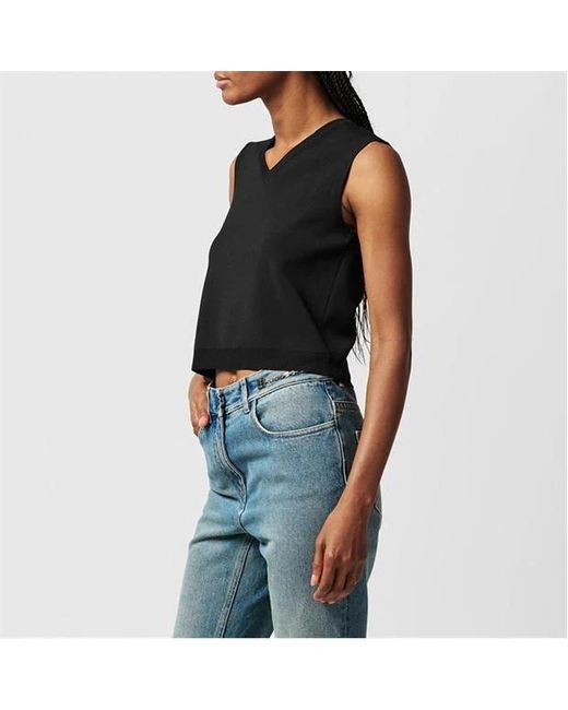 Givenchy Black Sleeveless Knit Top