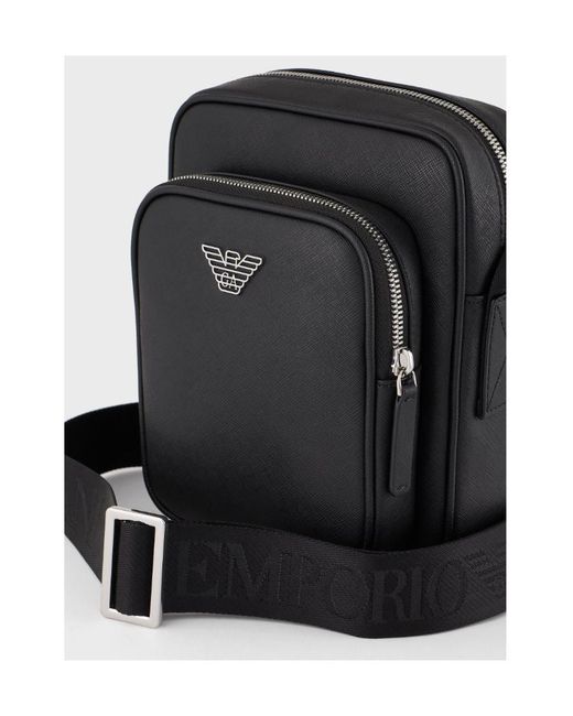 Emporio Armani Black Sustainability Collection Bag for men