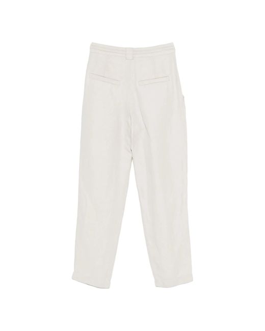 Isabel Marant White Sirius Trousers for men