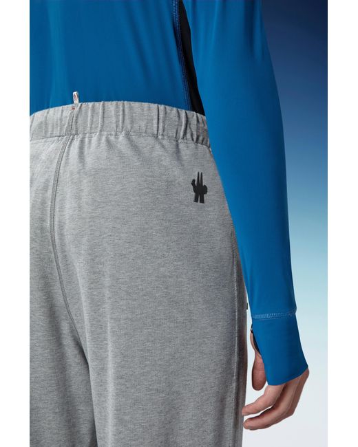 Moncler Gray Logo Trackpants for men