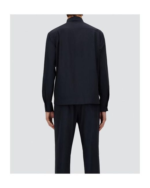 Herno Blue Resort Shirt for men