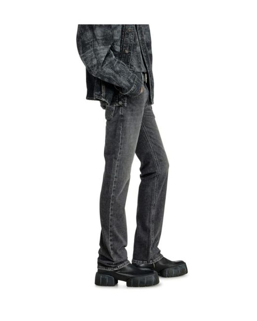 DIESEL Gray 1985 Larkee Straight-Leg Jeans for men