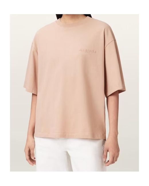 AllSaints Natural Covenant Amelie Oversized T-Shirt