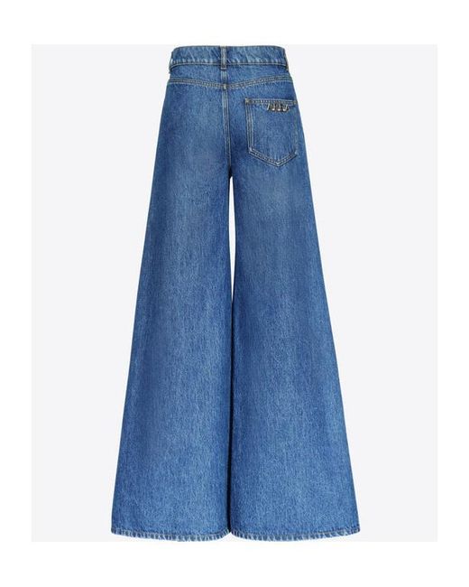 Area Blue Wide-Leg Jeans