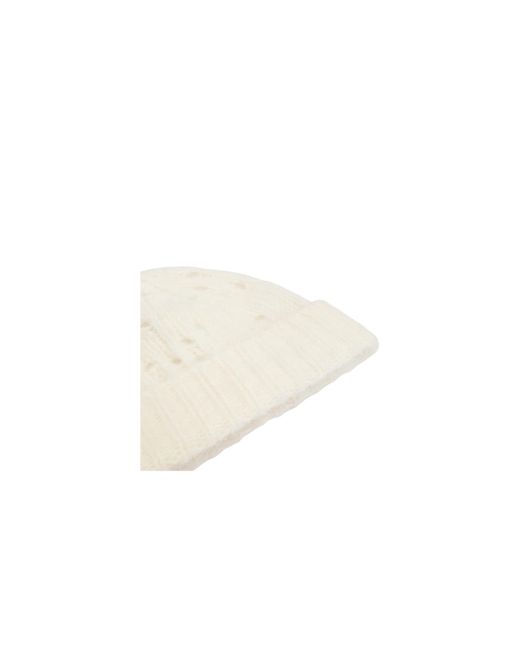 Céline White Fair Isle Beanie