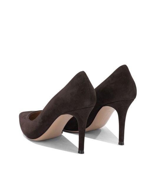 Gianvito Rossi Brown Pointed-Toe High Heels