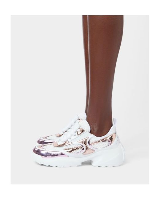 Roger Vivier White Viv' On The Run Sneakers