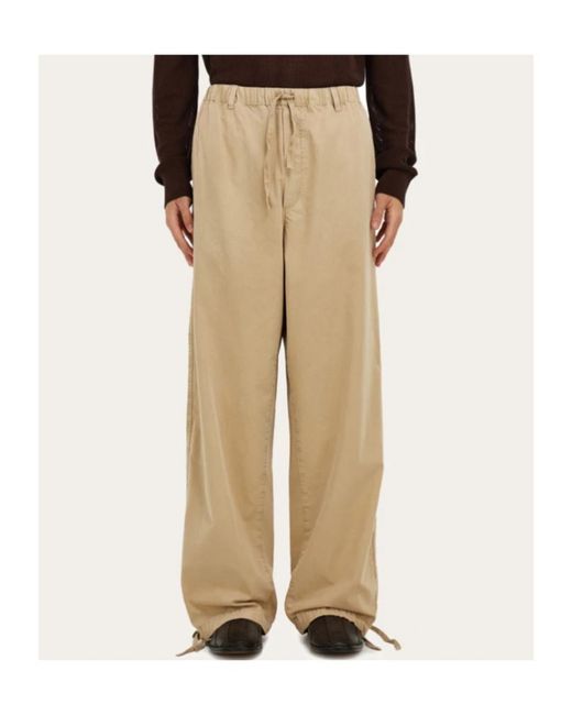 Ferragamo Natural Baggy Trouser for men