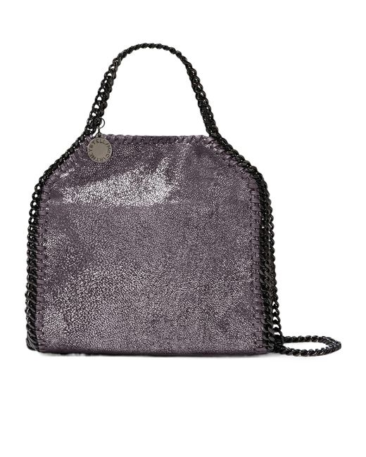 Stella McCartney Purple Falabella Tiny Tote Bag