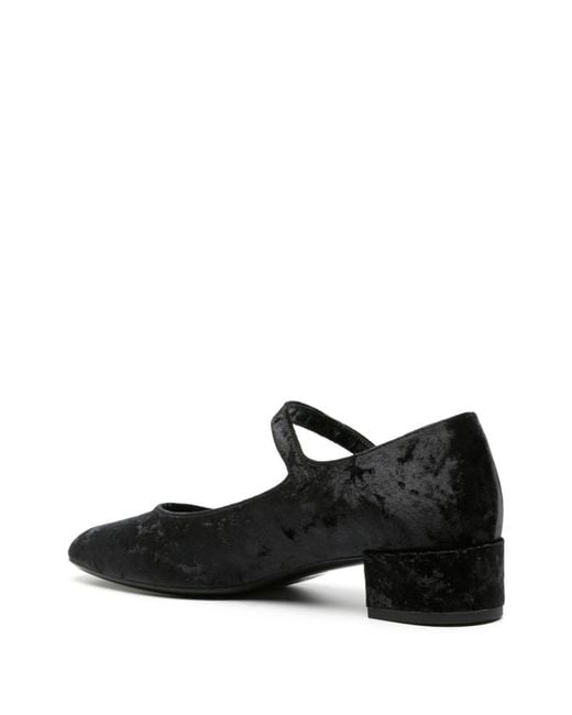 By Far Black Velvet Mary Jane Pumps