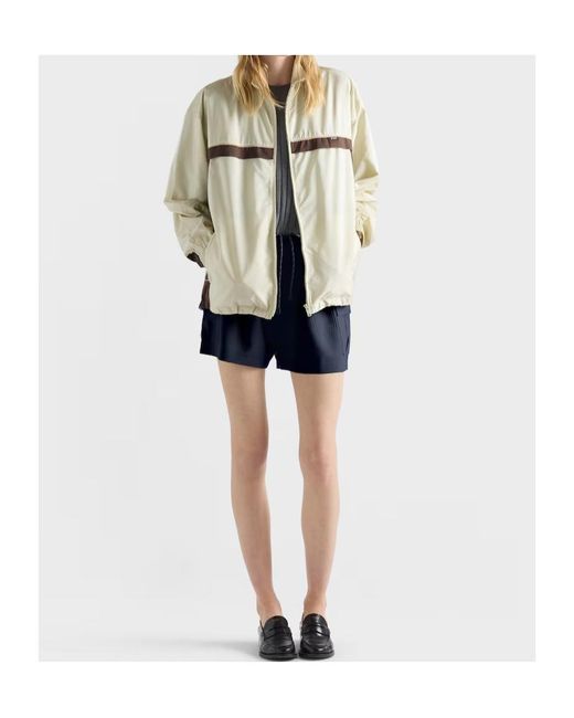Prada Natural Lightweight Re-Nylon Jacket
