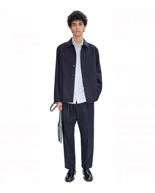 A.P.C. Blue John Shirt Jacket for men