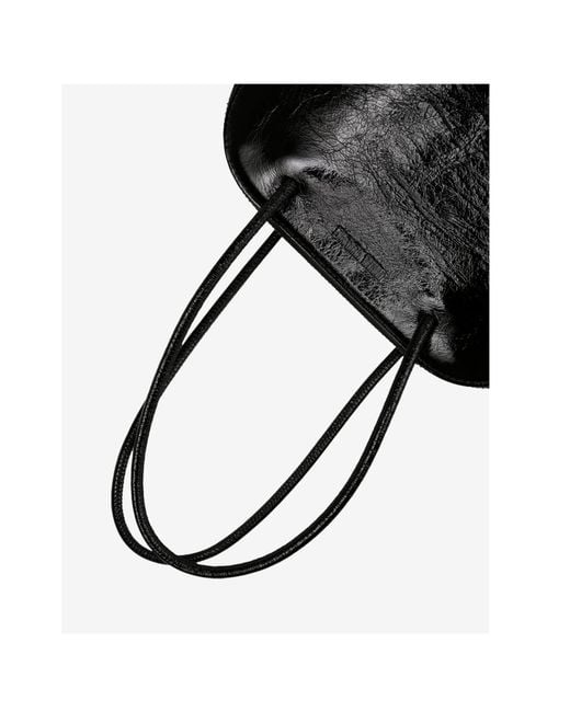 Uma Wang Black Double Handle Tote Bag