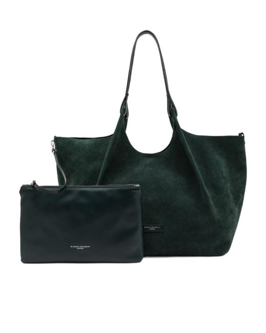 Gianni Chiarini Black Dua Tote Bag