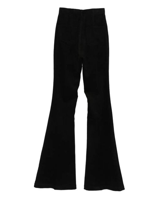 Rick Owens Black Flared Jeans