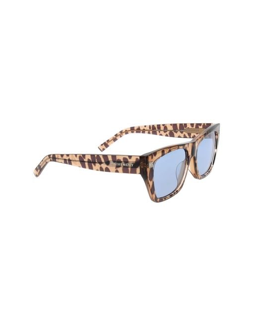 Givenchy Blue Eyewear Square Frame Sunglasses