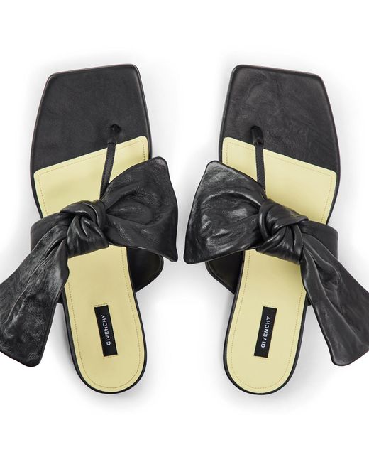 Givenchy White Minimalist Flat Sandals