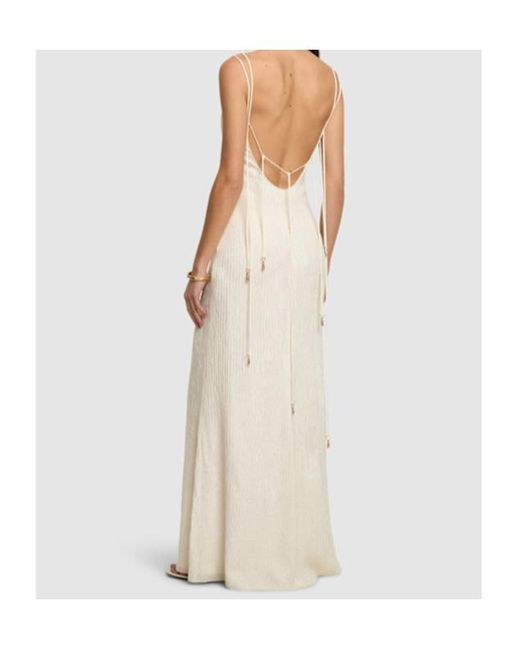 Gabriela Hearst White Suspender Dress