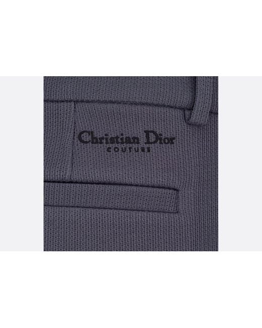 Dior Blue Cropped Shorts for men