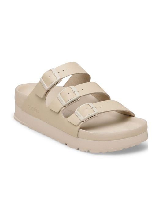 Birkenstock White Florida Iii Flex Platform Sandals