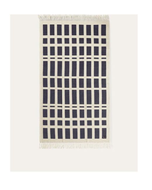 Loro Piana Blue Logo Beach Towel
