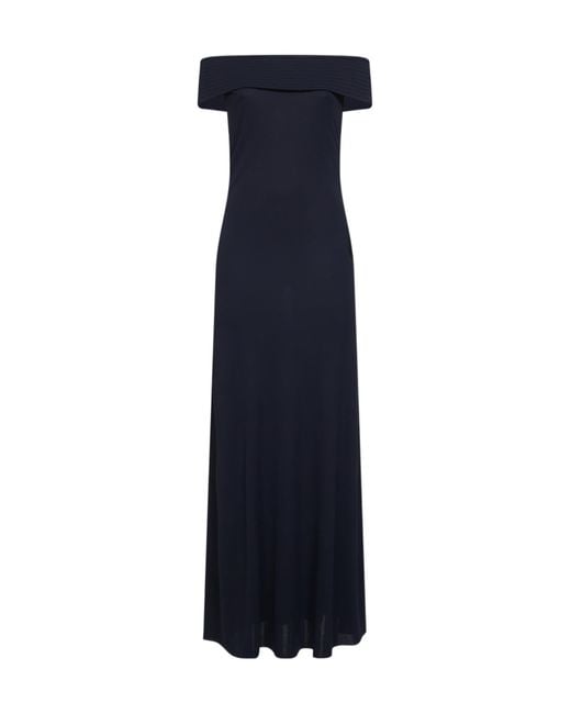 Alaïa Blue Alaïa Bandeau Dress
