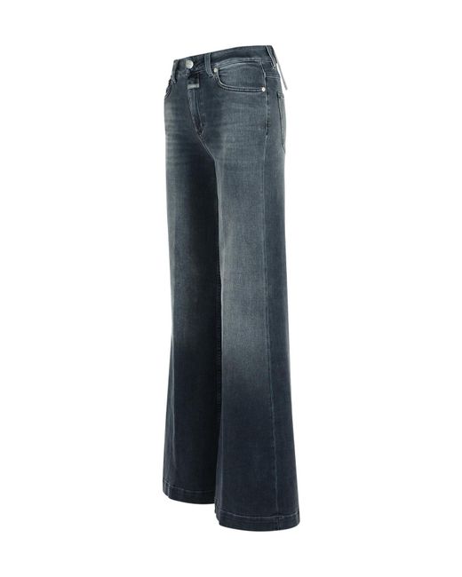 Closed Blue Straight-Leg Denim Jeans