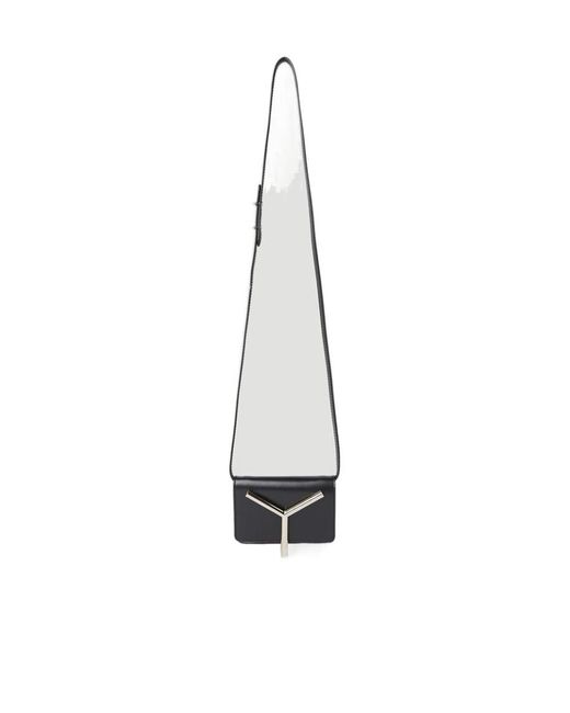 Y. Project White Logo Shoulder Bag