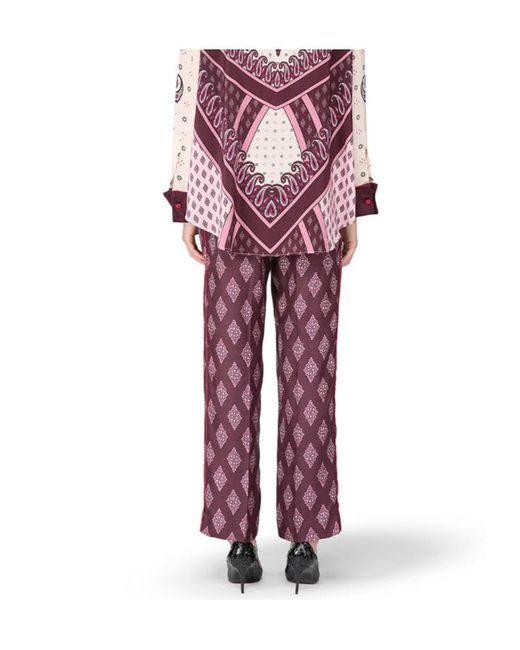 F.R.S For Restless Sleepers Red F.R. For Restless Sleepers Coll Printed Pants