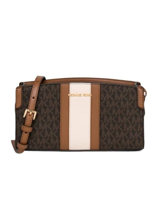 MICHAEL Michael Kors Brown Zippered Shoulder Bag