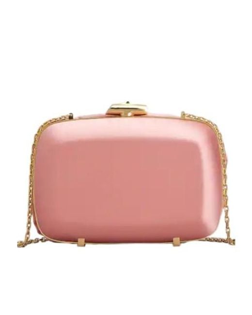Roger Vivier Pink Rose Vivier Clutch