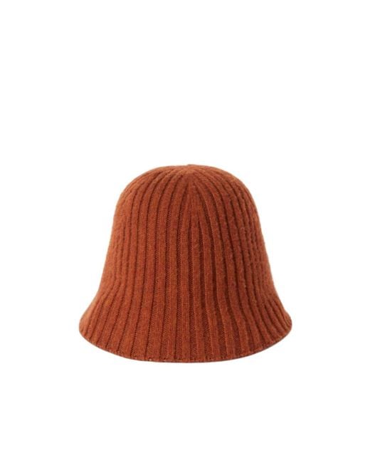 Loro Piana Brown Rib Knitted Hat