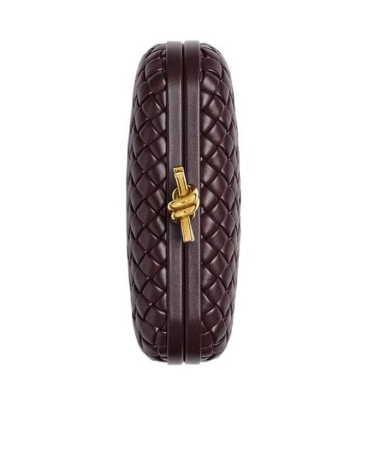 Bottega Veneta Red Knot Minaudiere Clutch Bag